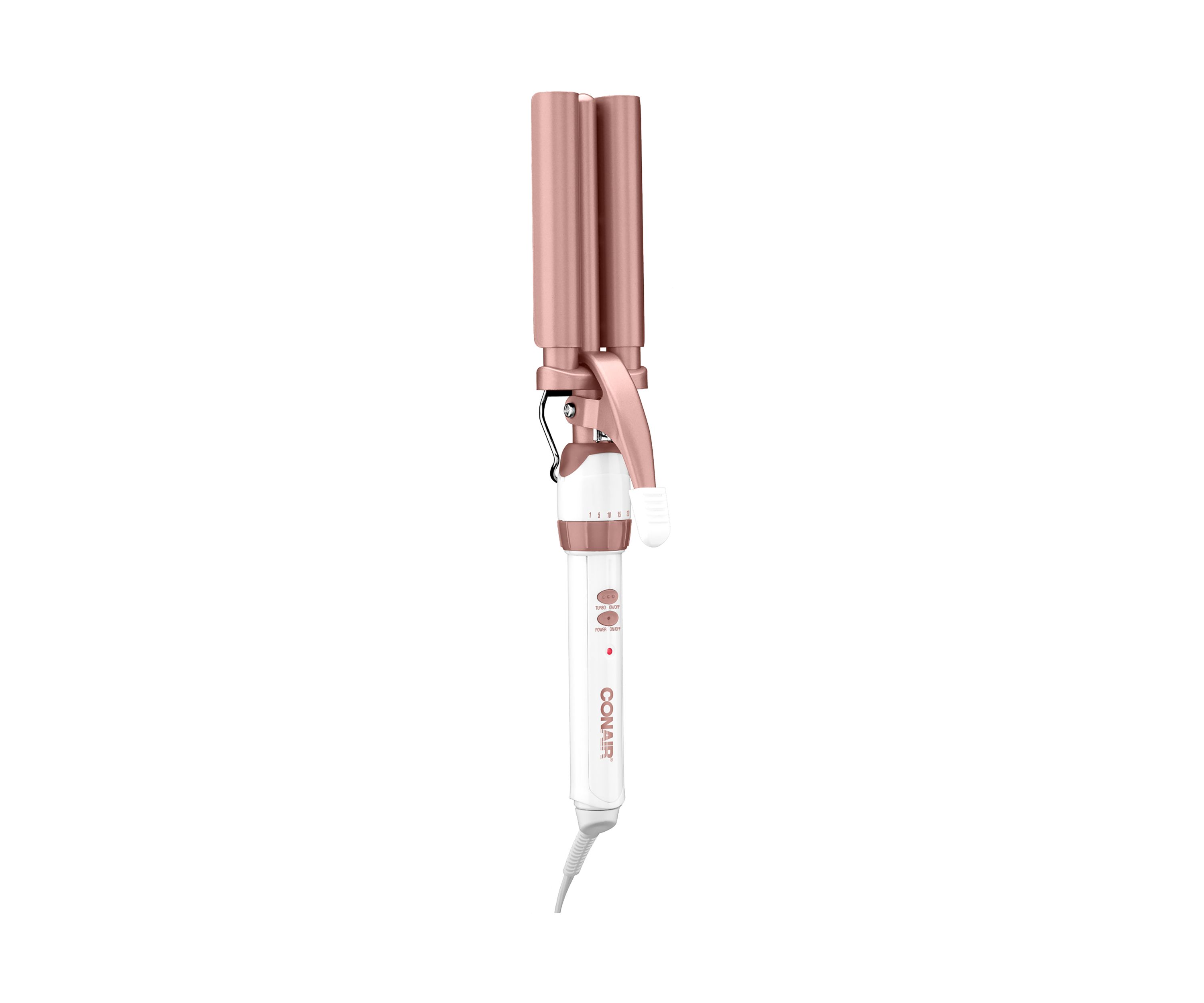  Double Ceramic Rose Gold Triple Hair Waver 