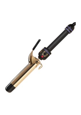 Hot Tools Signature Series 1- 1.25 Inch Gold Curling Iron, Black -  0078729215760