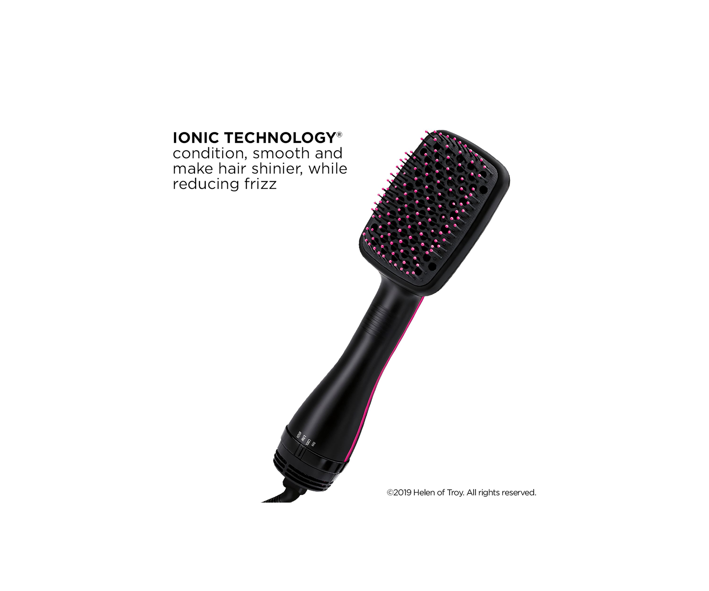 One-Step Hair Dryer & Styler, Black 