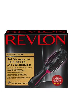 Revlon Revlon One Step Hair Dryer Volumizer Hot Air Brush Black Pink Belk