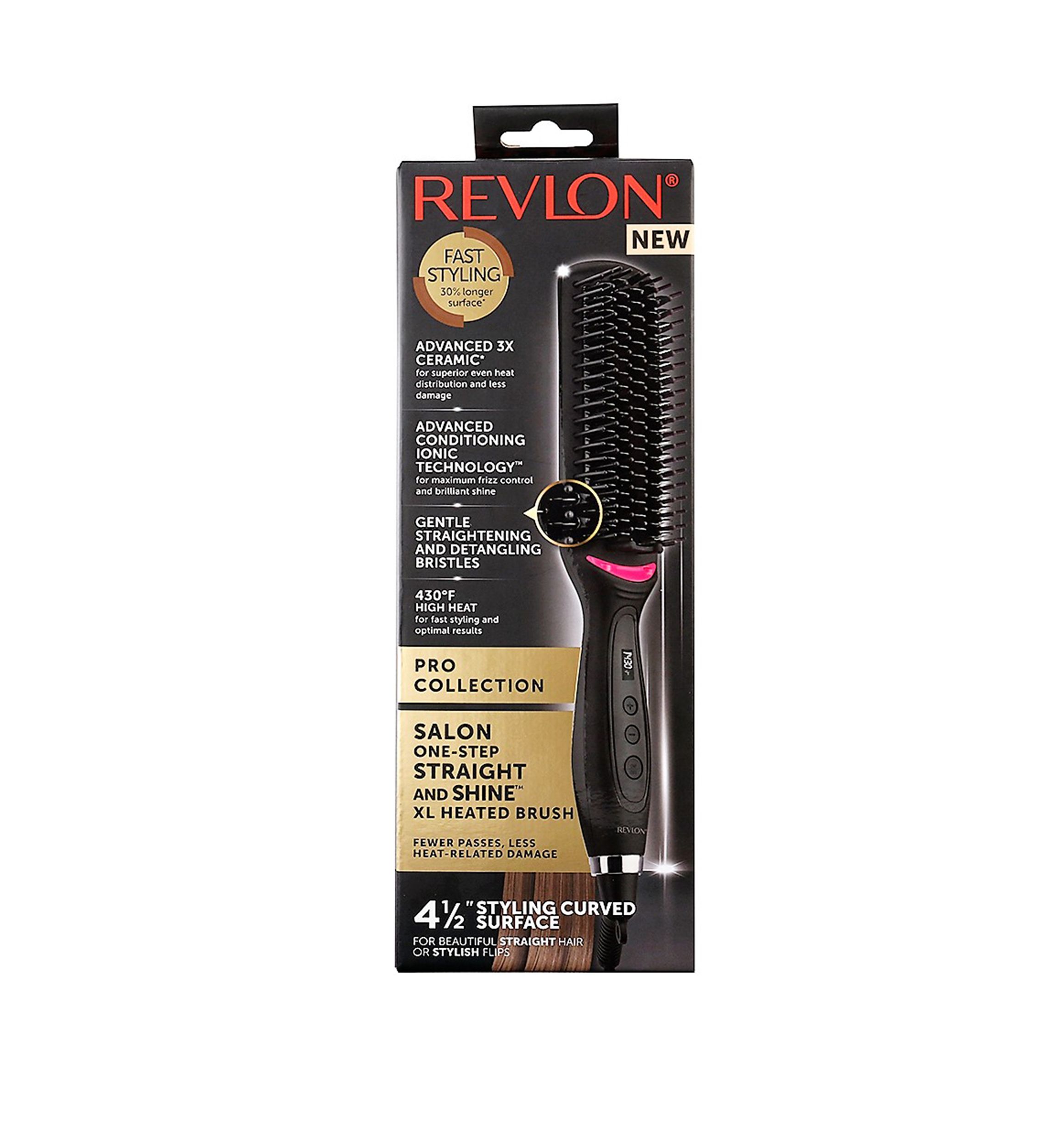 XL Hair Straightening Heated Styling Brush