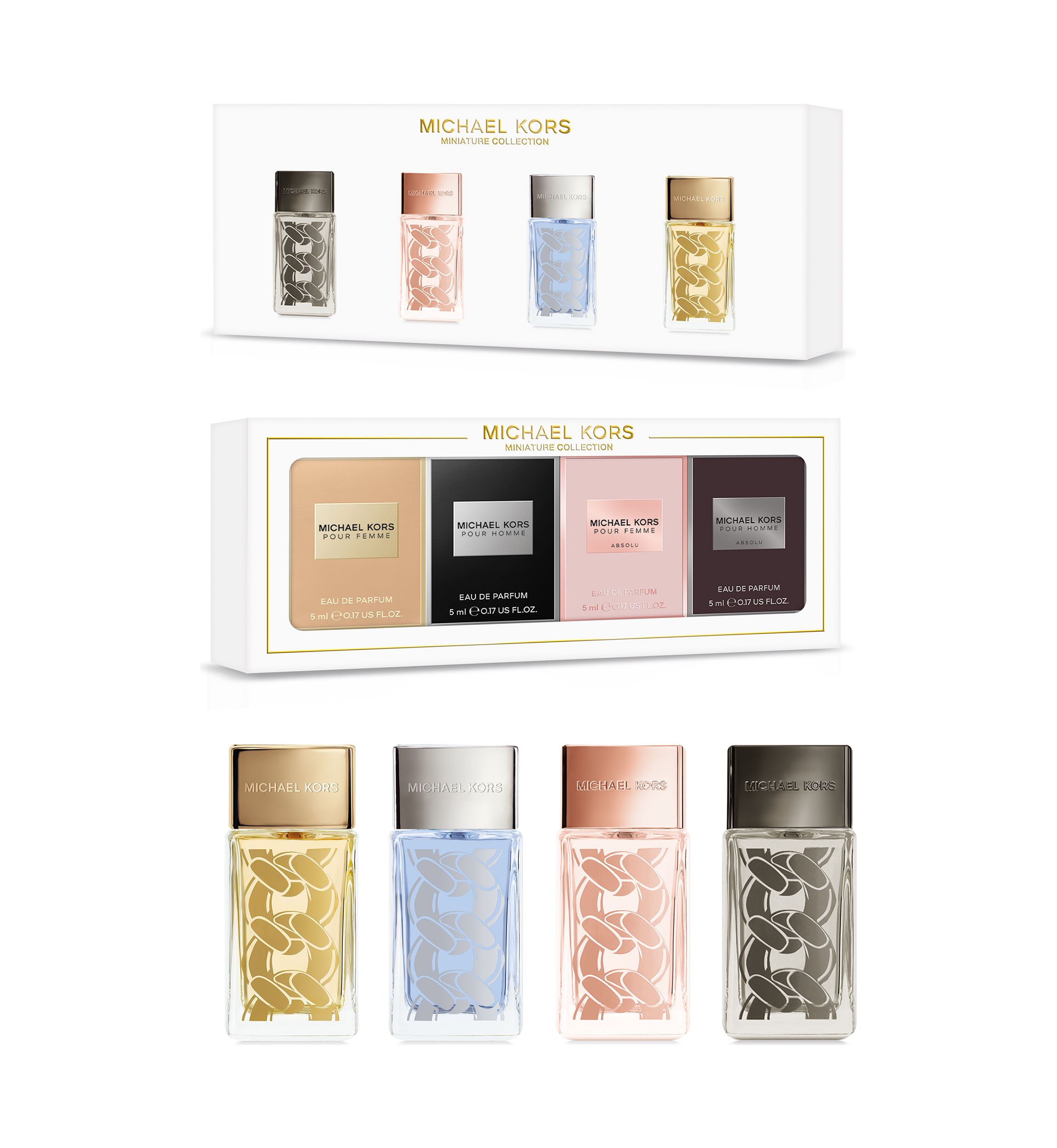 Michael Kors 4-Piece Deluxe Miniature Fragrance Collection | Belk