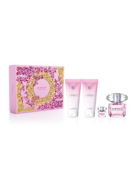 Versace Bright Crystal, 4 Piece Gift Set for Women