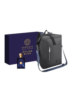 Versace Men's Dylan Blue Pour Homme Backpack Set - Value: $146