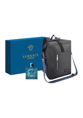 Versace men's shop cologne with backpack