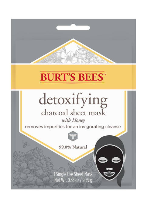 Burt's Bees Sheet Mask, Detoxifying Charcoal
