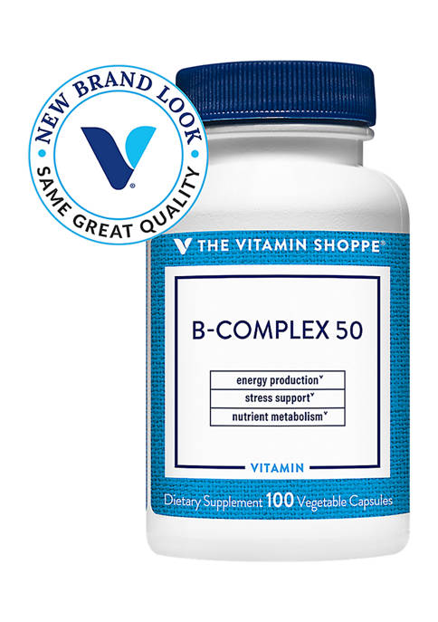 The Vitamin Shoppe® B-Complex 50 (100 Vegetarian Capsules)