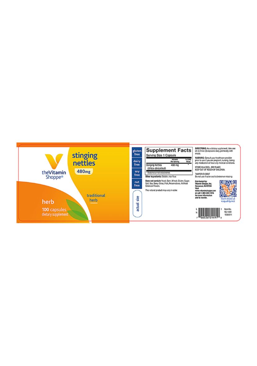 Stinging Nettles - 480 MG (100 Capsules)