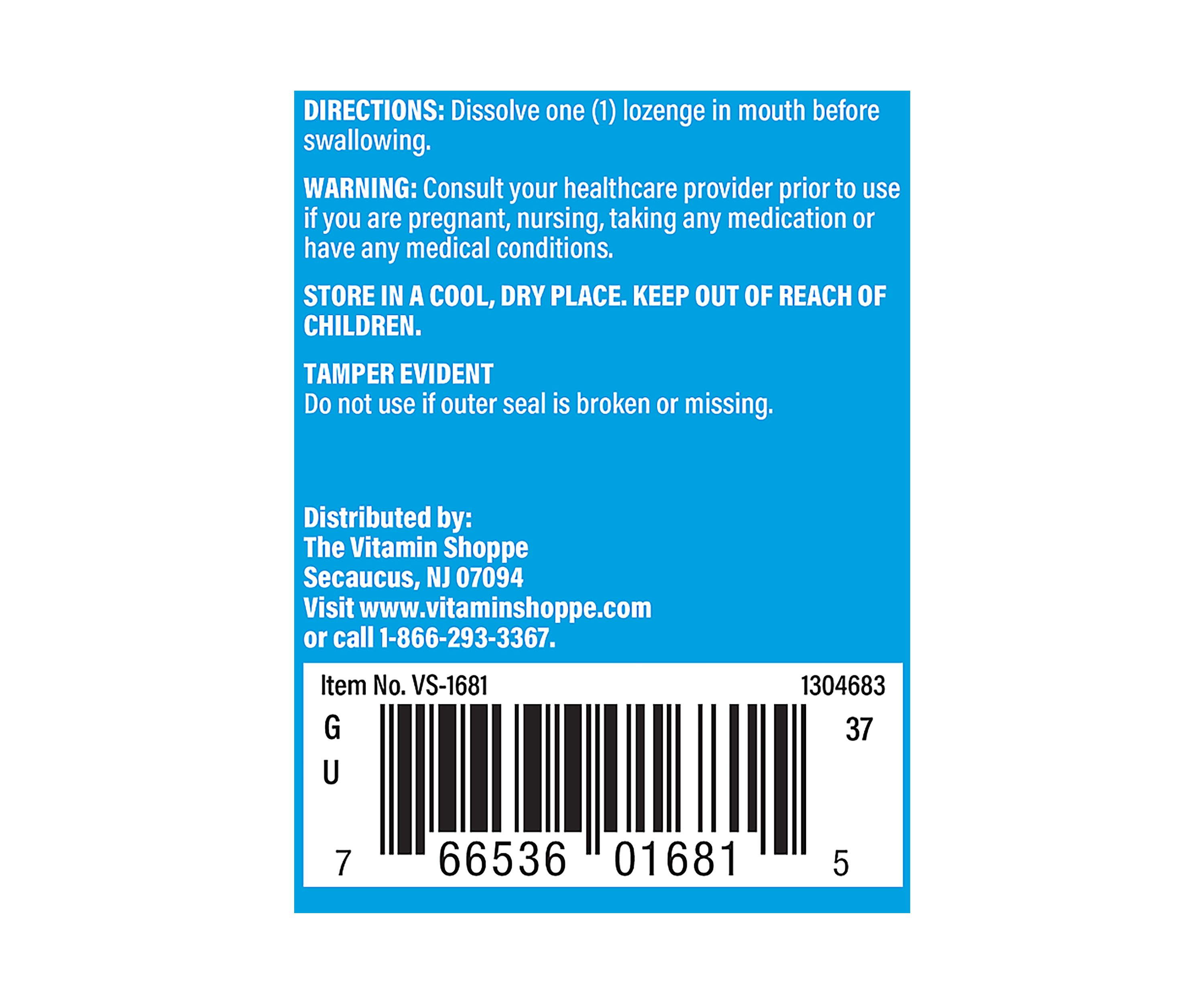 B12 Methylcobalamin - 1,000 MCG - Black Cherry (60 Lozenges)