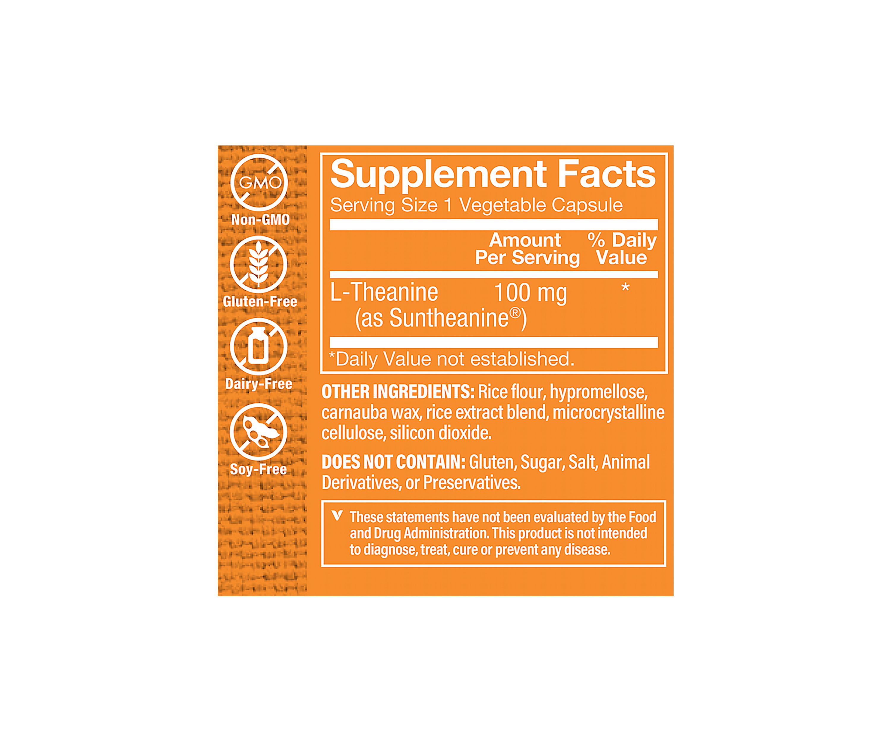  L-Theanine - 100 MG (60 Capsules)  