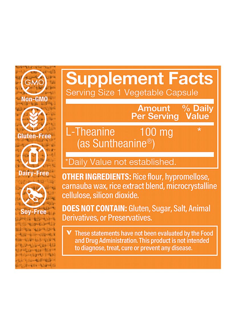  L-Theanine - 100 MG (60 Capsules)  