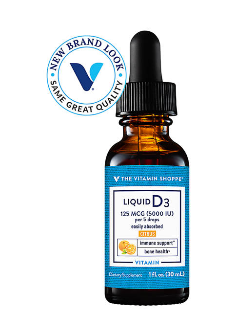 The Vitamin Shoppe® Liquid Vitamin D3