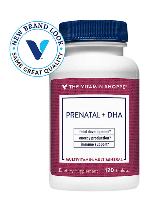 Prenatal + DHA Multivitamin for a Healthy Pregnancy (120 Tablets)