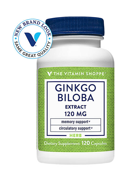 The Vitamin Shoppe® Ginkgo Biloba Extract 120 mg