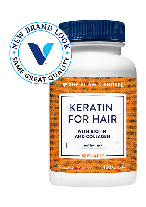 The Vitamin Shoppe® Keratin for Hair with Biotin
