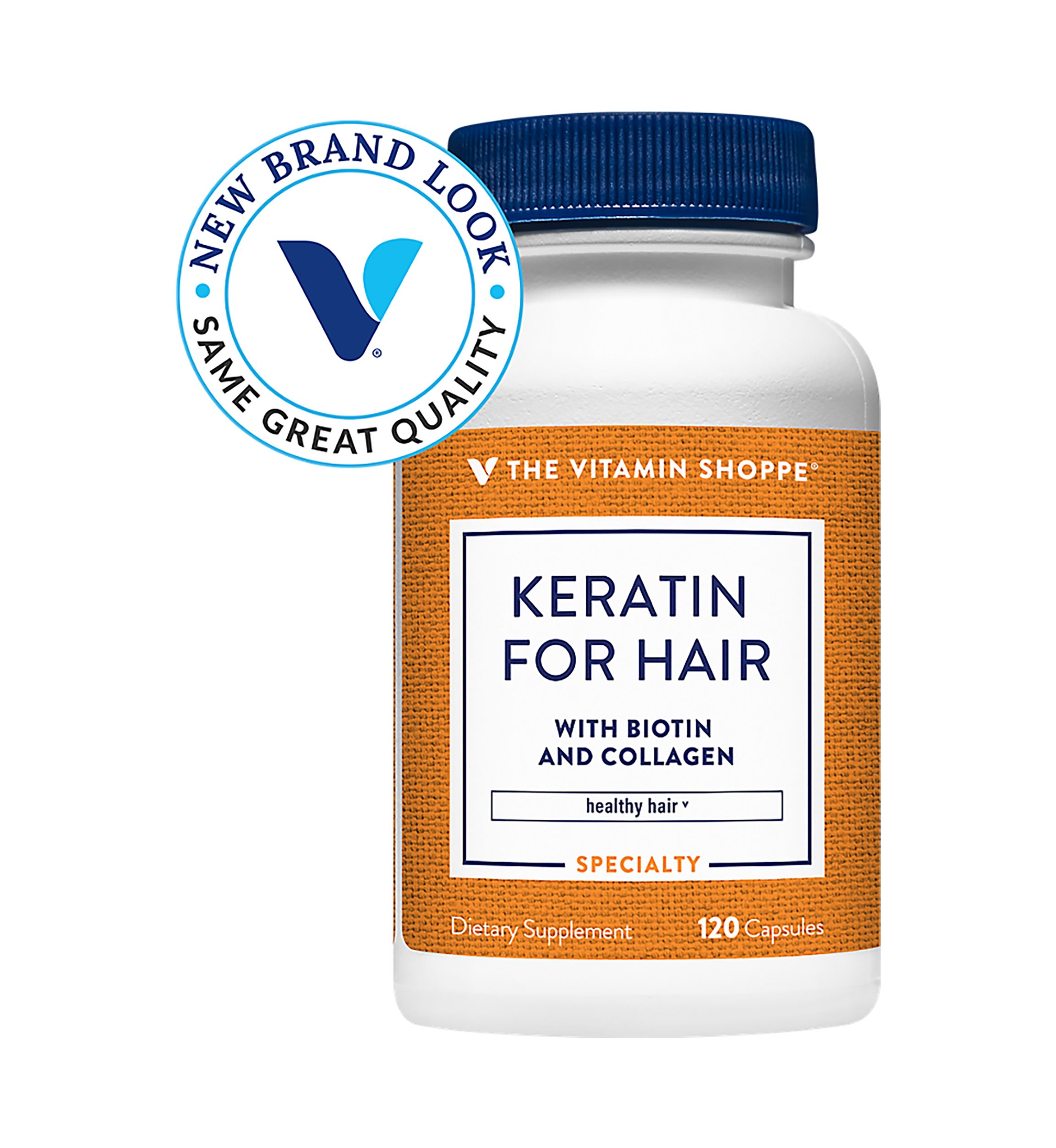 Keratin for Hair with Biotin & Collagen (120 Capsules)