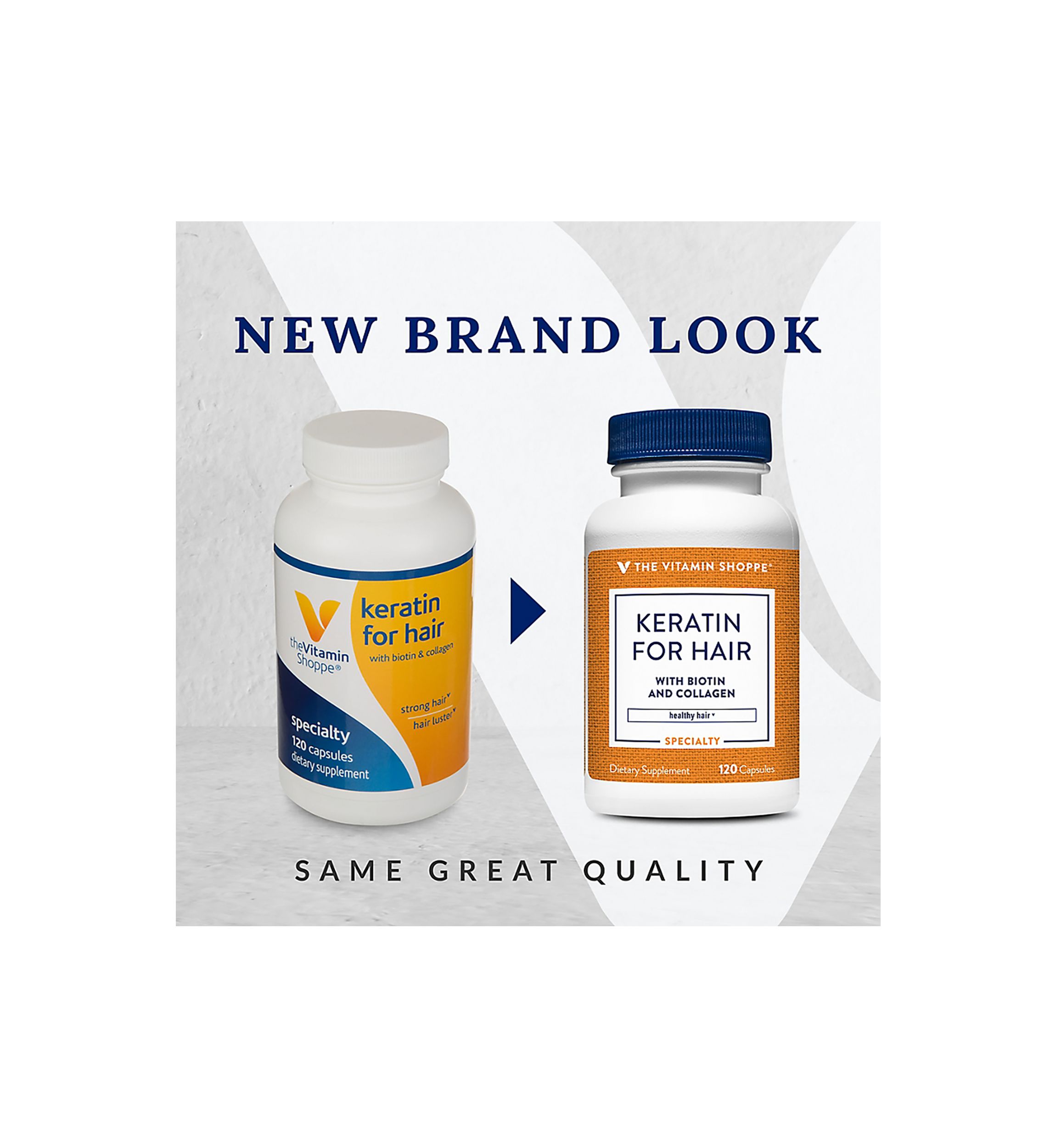 Keratin for Hair with Biotin & Collagen (120 Capsules)