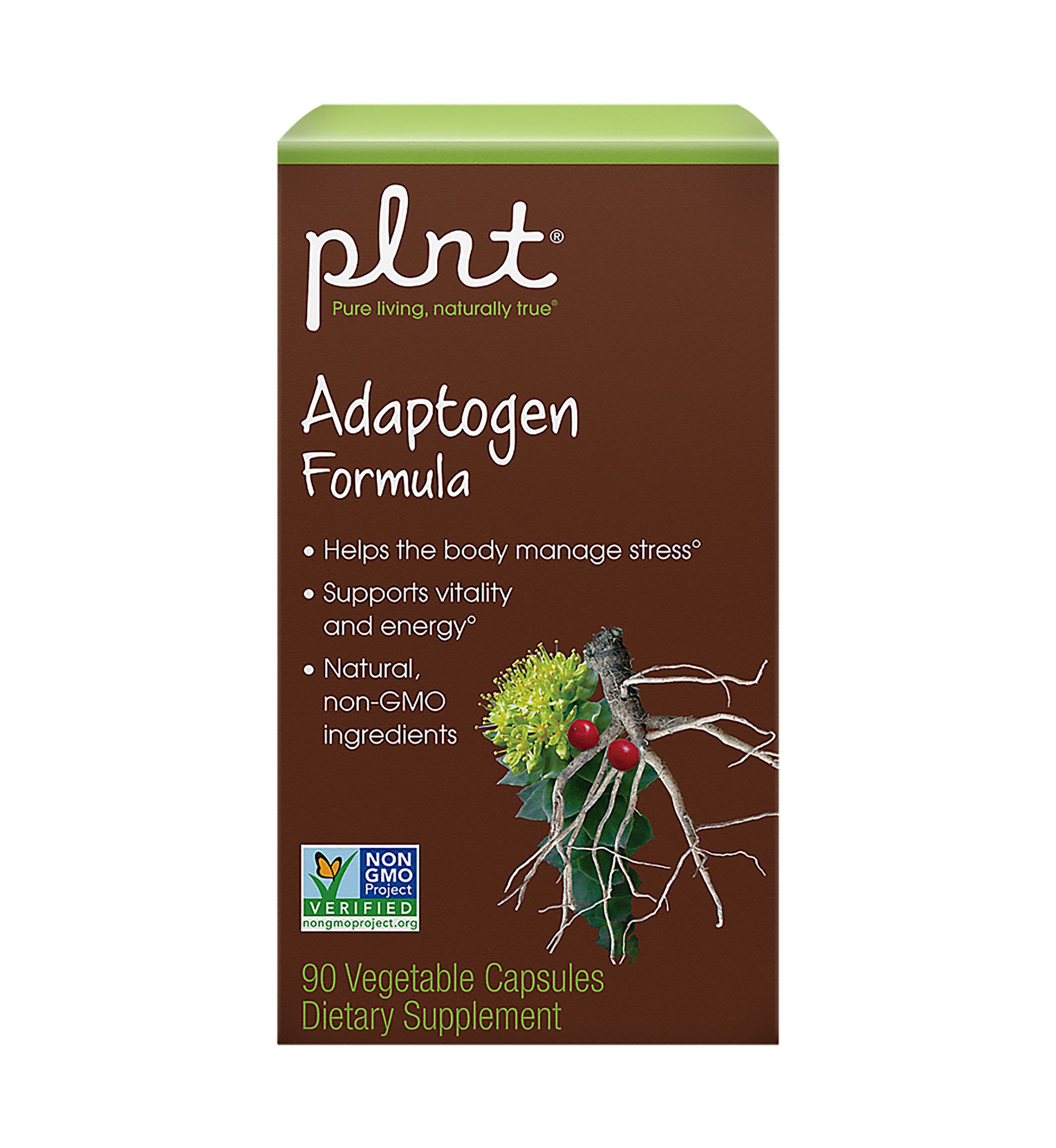  Adaptogen Formula - Made with Natural, Non-GMO Ingredients (90 Vegetarian Capsules) 