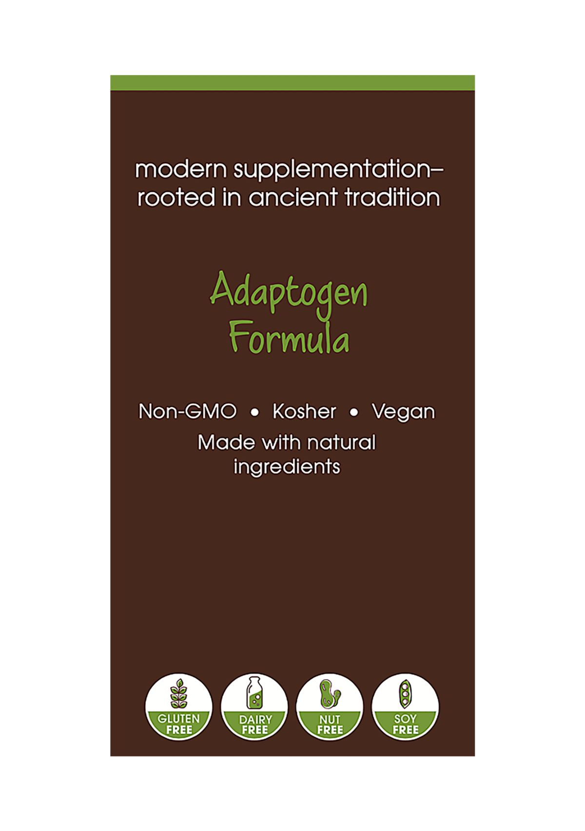  Adaptogen Formula - Made with Natural, Non-GMO Ingredients (90 Vegetarian Capsules) 