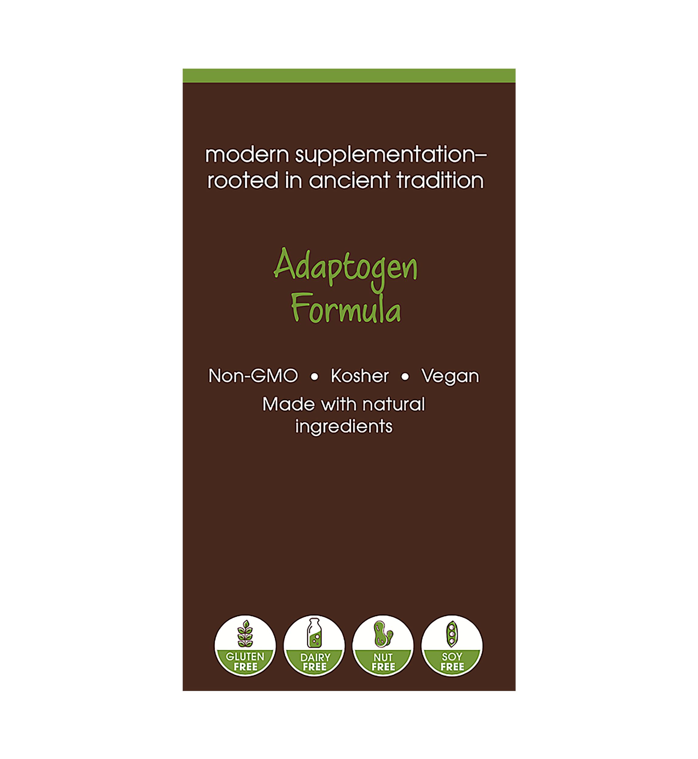  Adaptogen Formula - Made with Natural, Non-GMO Ingredients (90 Vegetarian Capsules) 