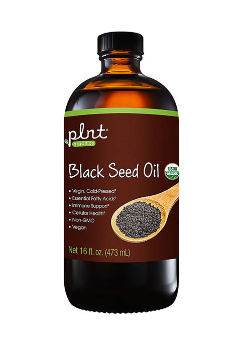 plnt® Organic Cold Pressed Black Seed Oil, Non-GMO