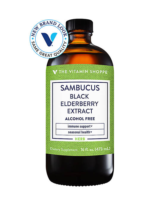 The Vitamin Shoppe® Alcohol Free Sambucus Black Elderberry