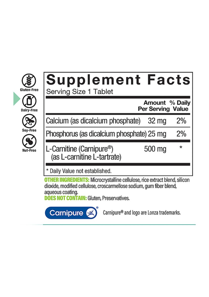 Carnipure L-Carnitine - 500MG (50 Tablets)