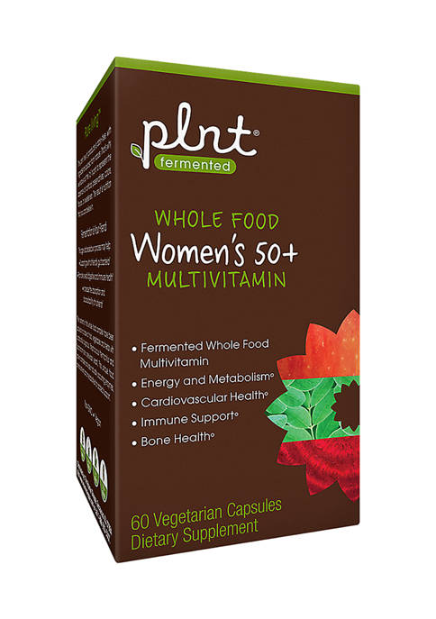 Fermented Whole Food Womens Multivitamin for 50+ (60 Vegetarian Capsules) 