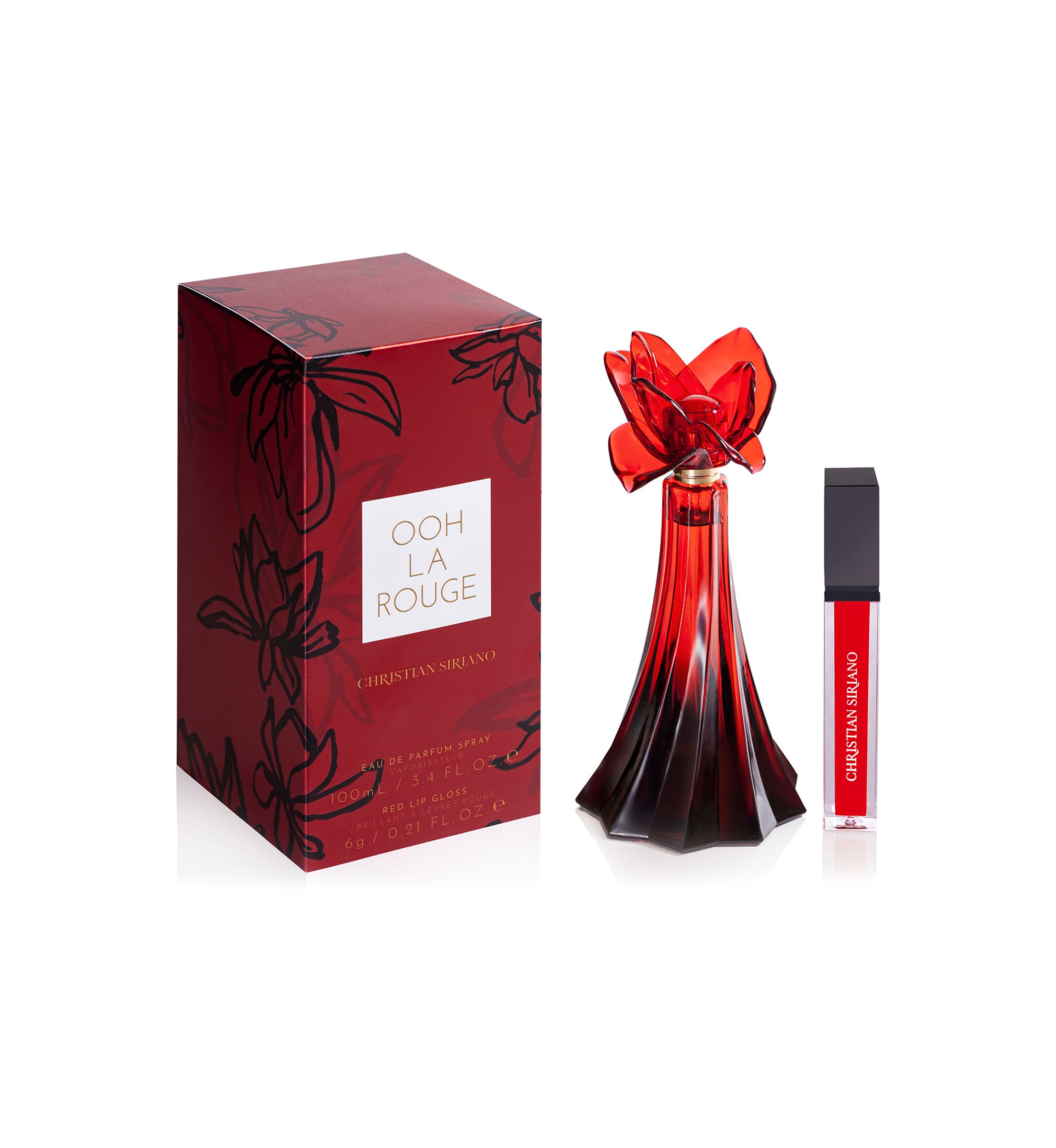 Ooh La Rouge Eau de Parfum Spray + Lip Gloss 