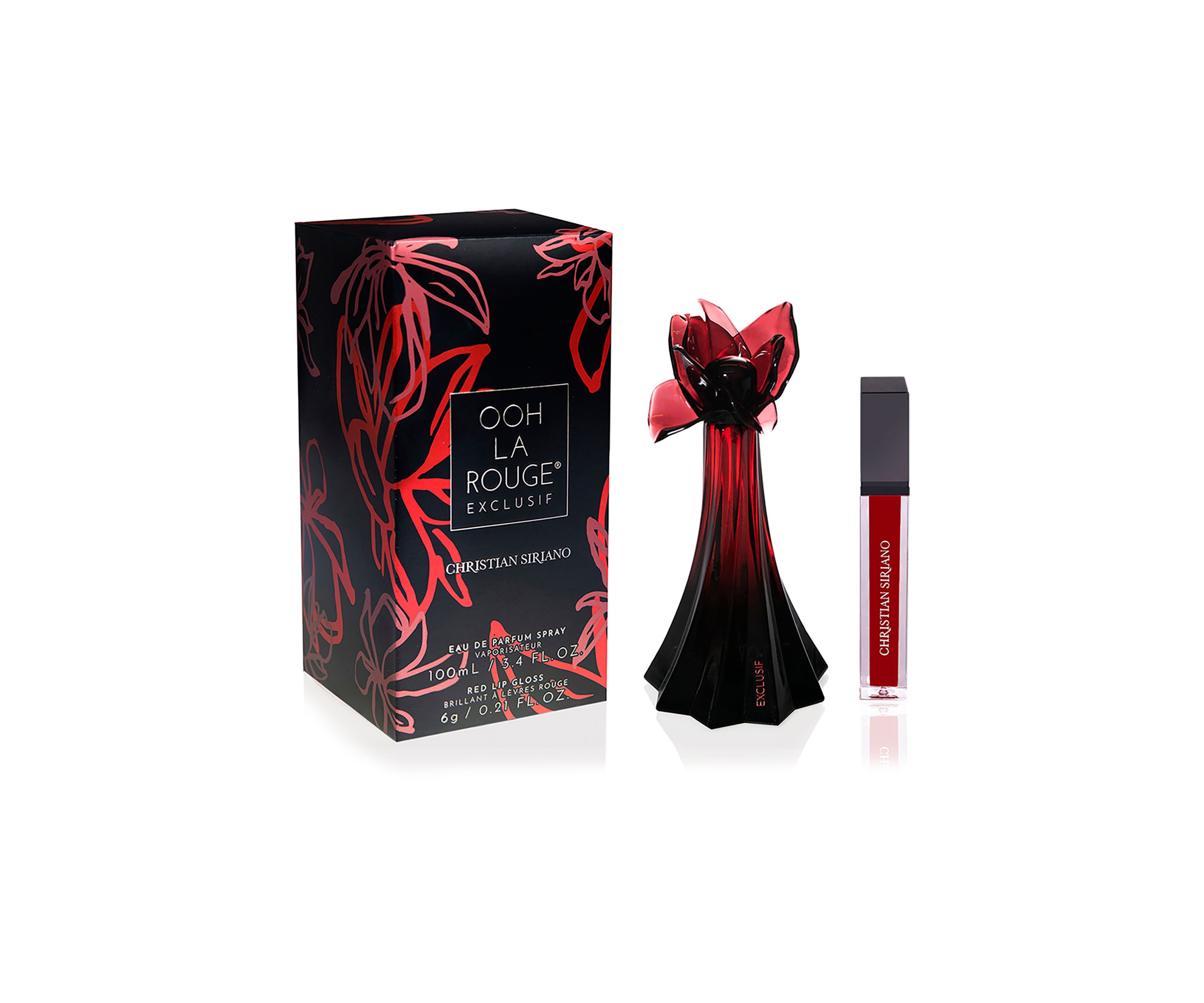 Ooh La Rouge Exclusif Eau de Parfum Spray + Lip Gloss 