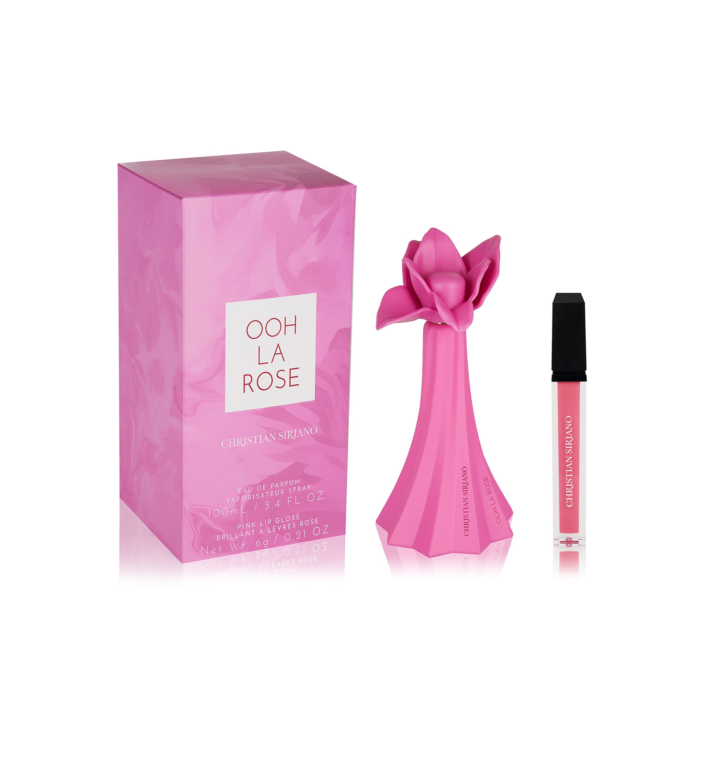 Christian Siriano Ooh La Rose Eau de Parfum & Pink Lip Gloss Set