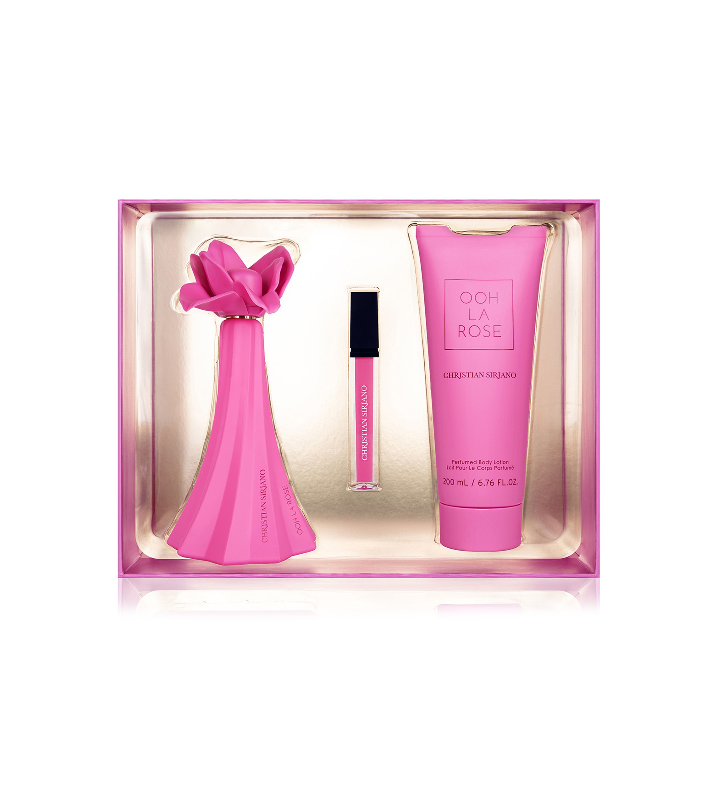 3-Piece Ooh La Rose Body Lotion Gift Set - $145 Value!