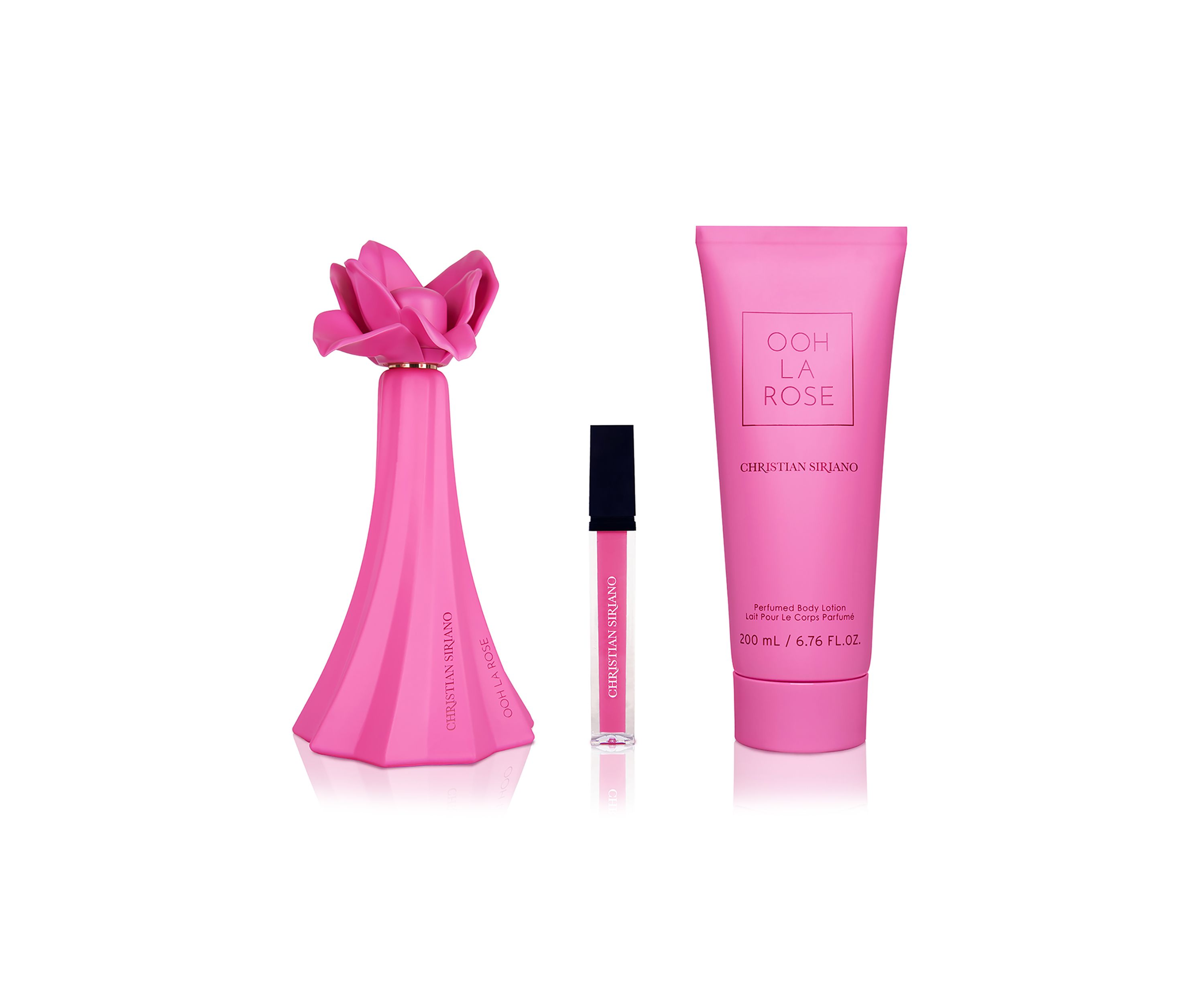3-Piece Ooh La Rose Body Lotion Gift Set - $145 Value!