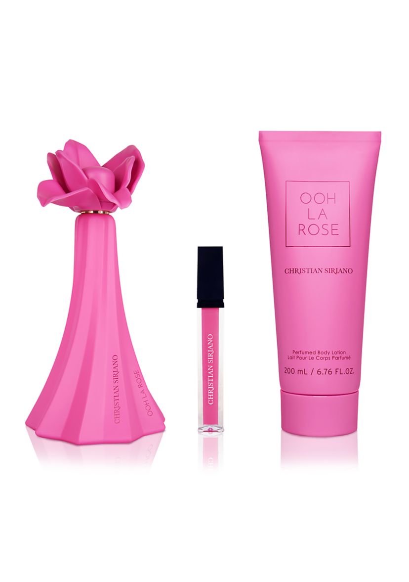 3-Piece Ooh La Rose Body Lotion Gift Set - $145 Value!
