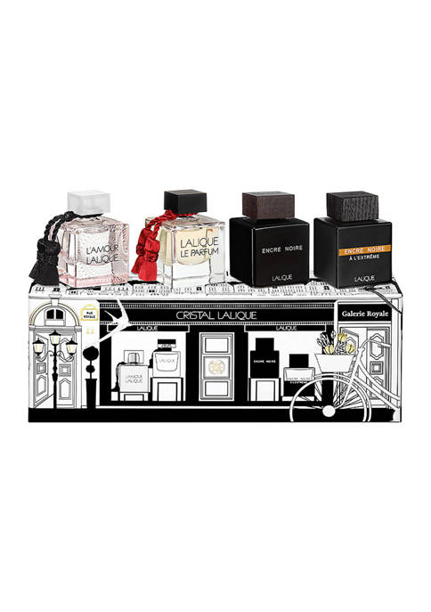 Lalique Miniature Set LAmour, Le Parfum, Encre Noire,