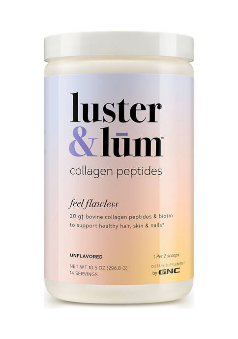 LUSTER & LŪM™ BY GNC Collagen Peptides Powder