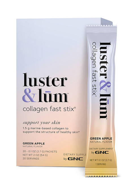 LUSTER & LŪM™ BY GNC Collagen Fast Stix