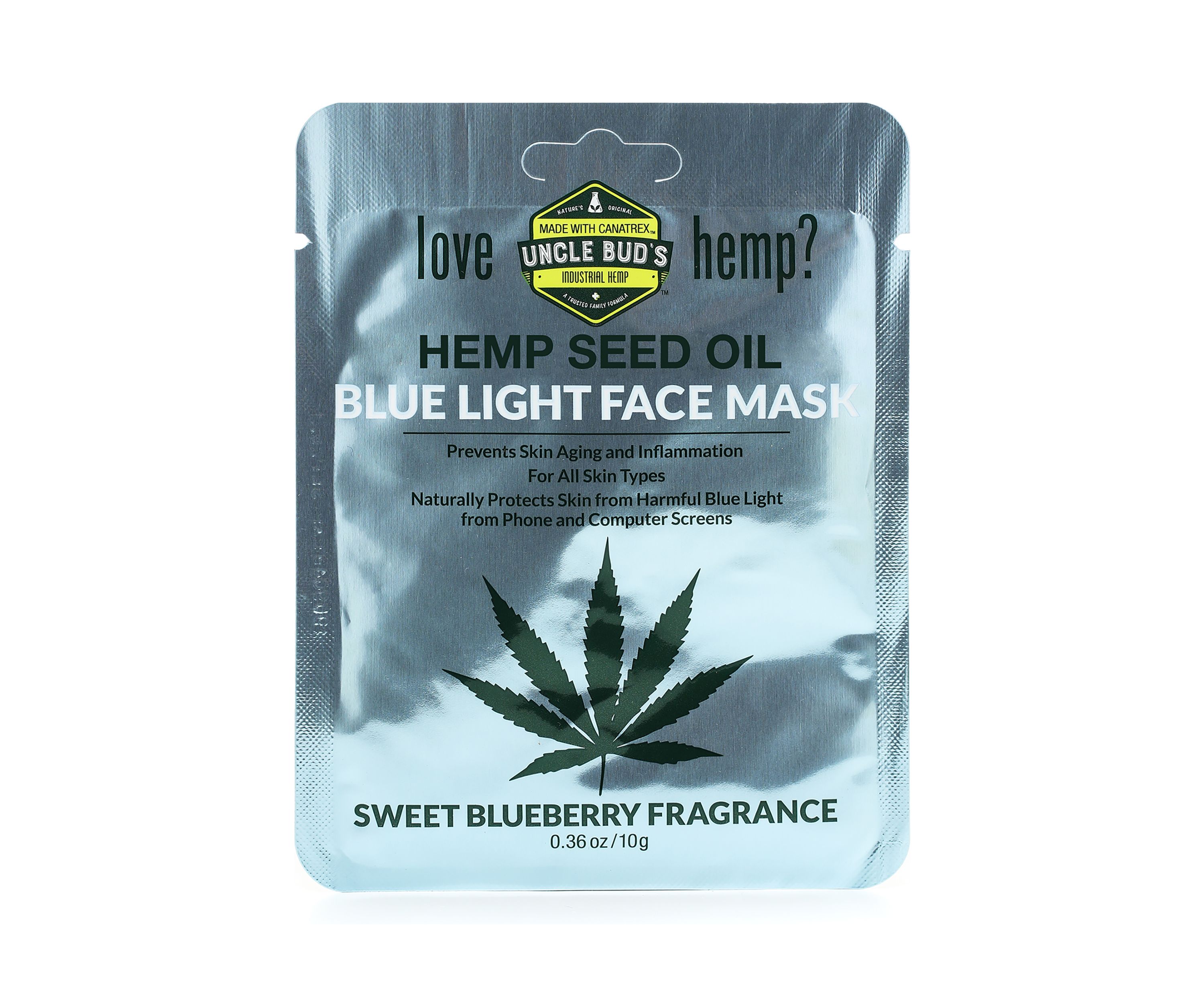 Hemp Blue Light Face Mask