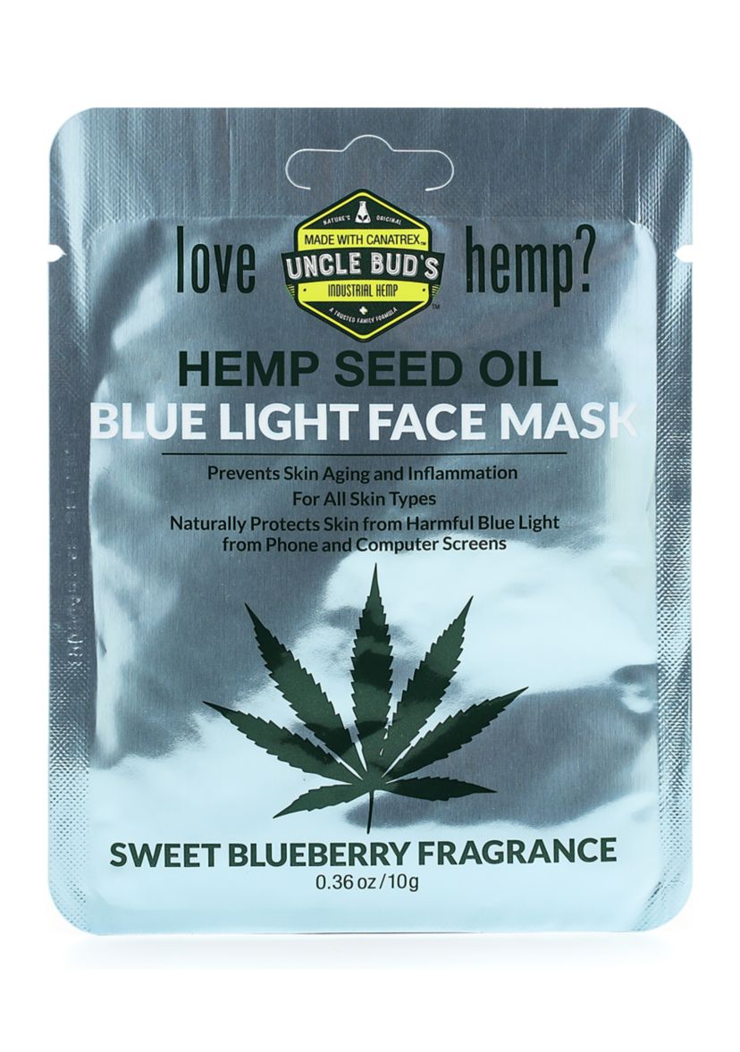 Hemp Blue Light Face Mask