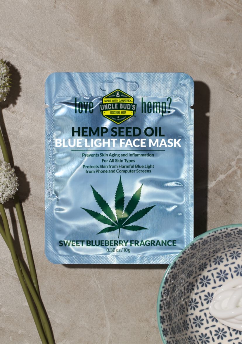 Hemp Blue Light Face Mask