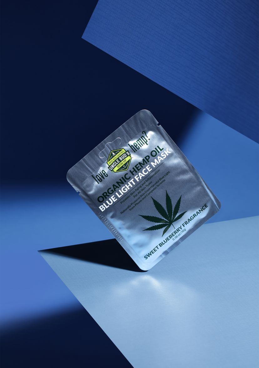 Hemp Blue Light Face Mask