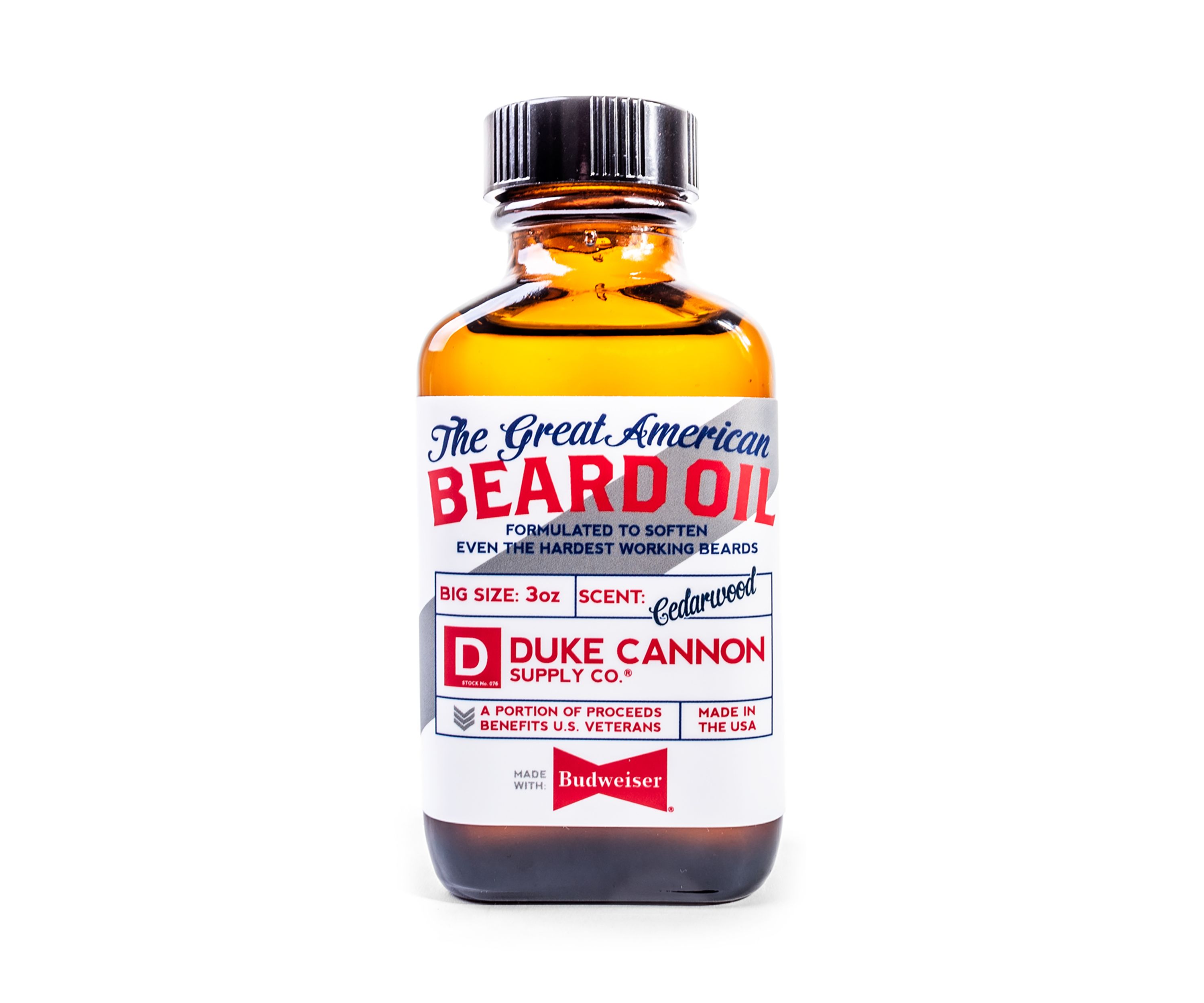 Great American Beard Oil with Budweiser Beer