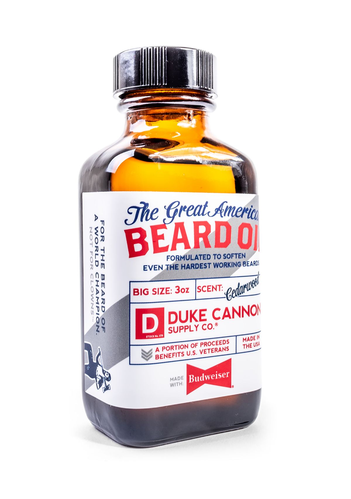Great American Beard Oil with Budweiser Beer