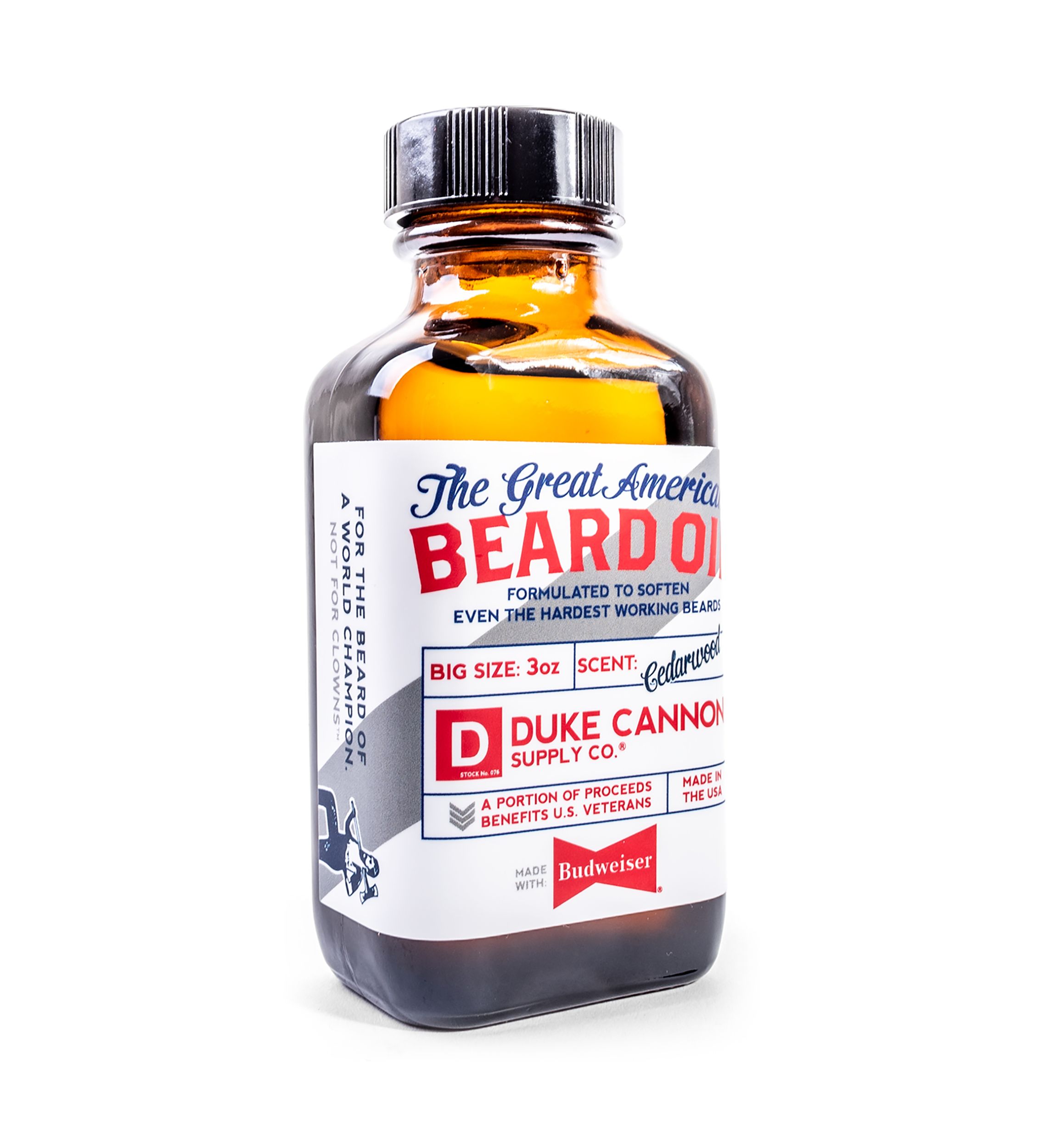 Great American Beard Oil with Budweiser Beer