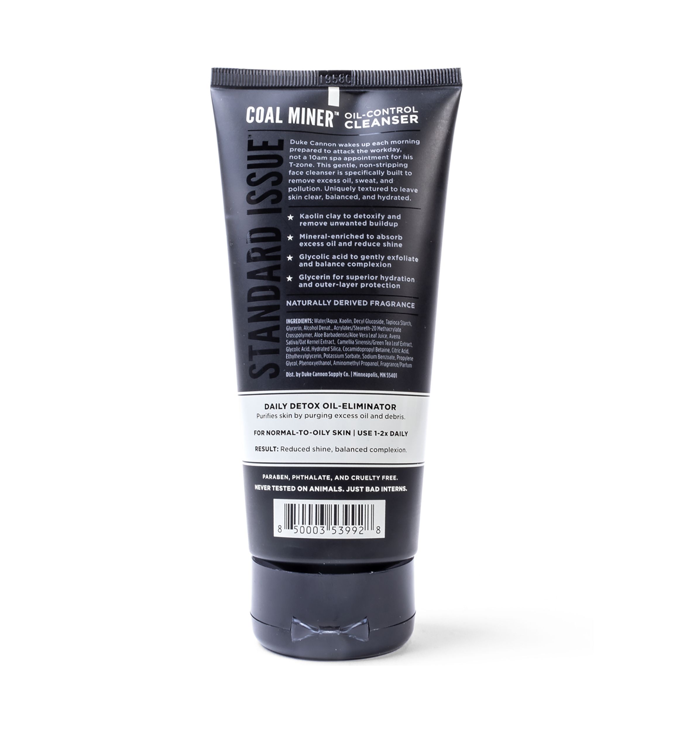 Standard Issue Coal Miner Oil-Control Cleanser