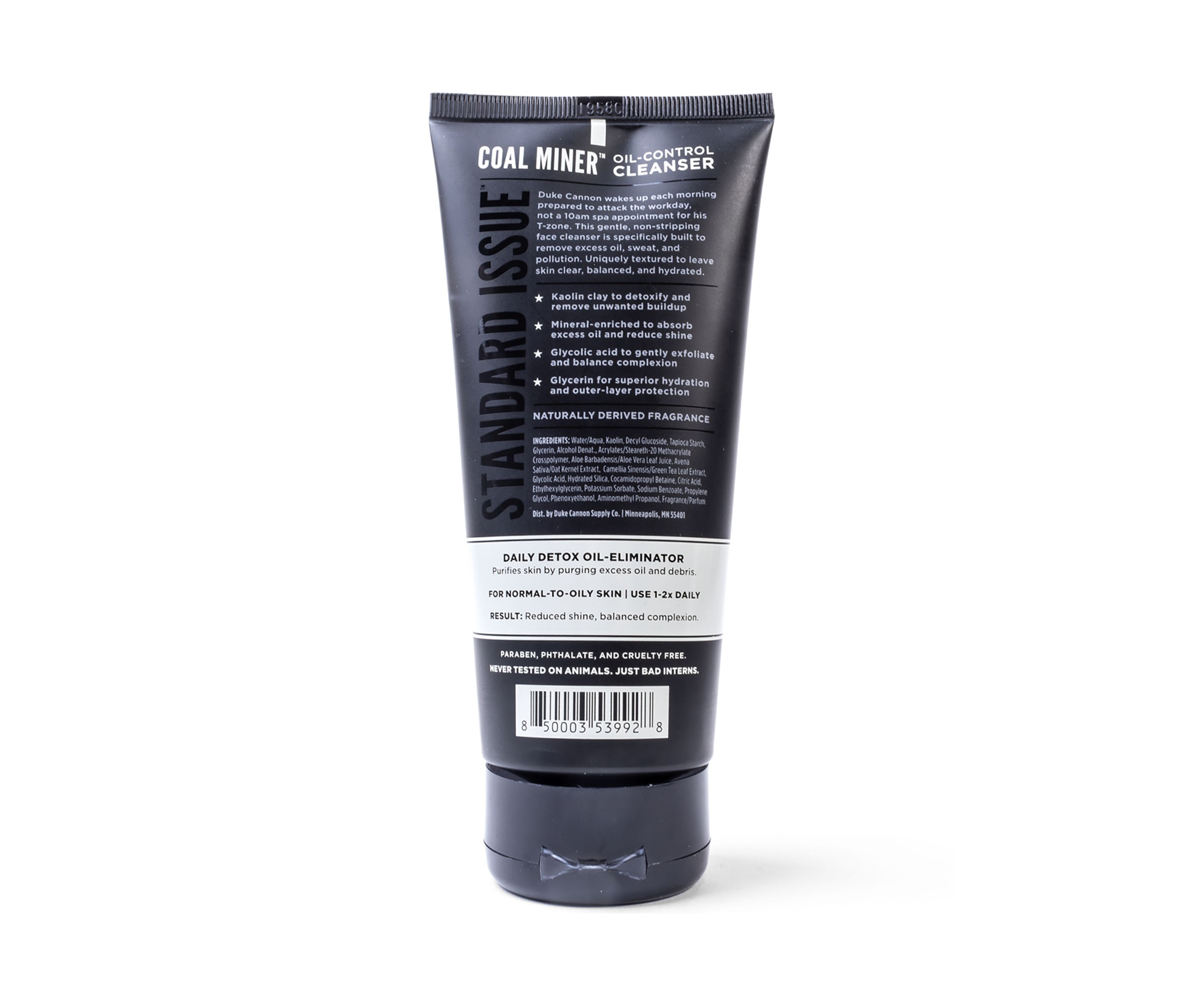 Standard Issue Coal Miner Oil-Control Cleanser