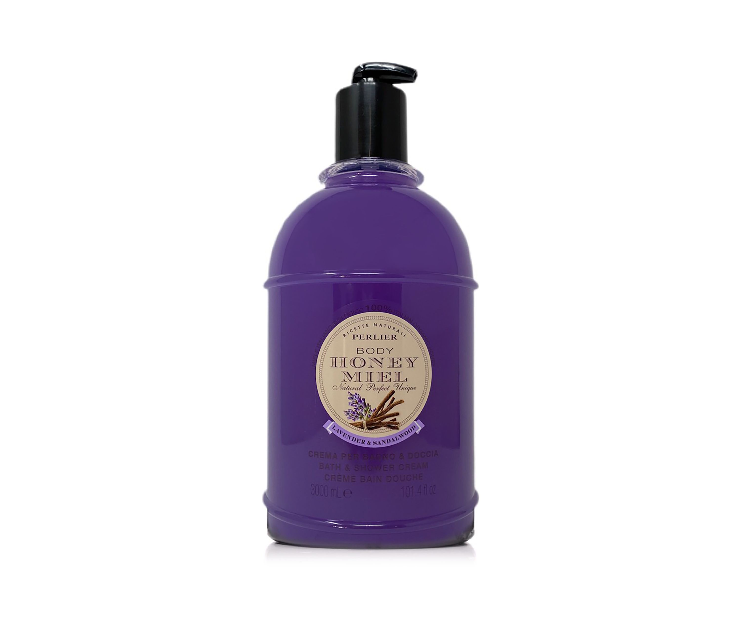 Honey + Lavender & Sandalwood Bath Cream - Jumbo Size 