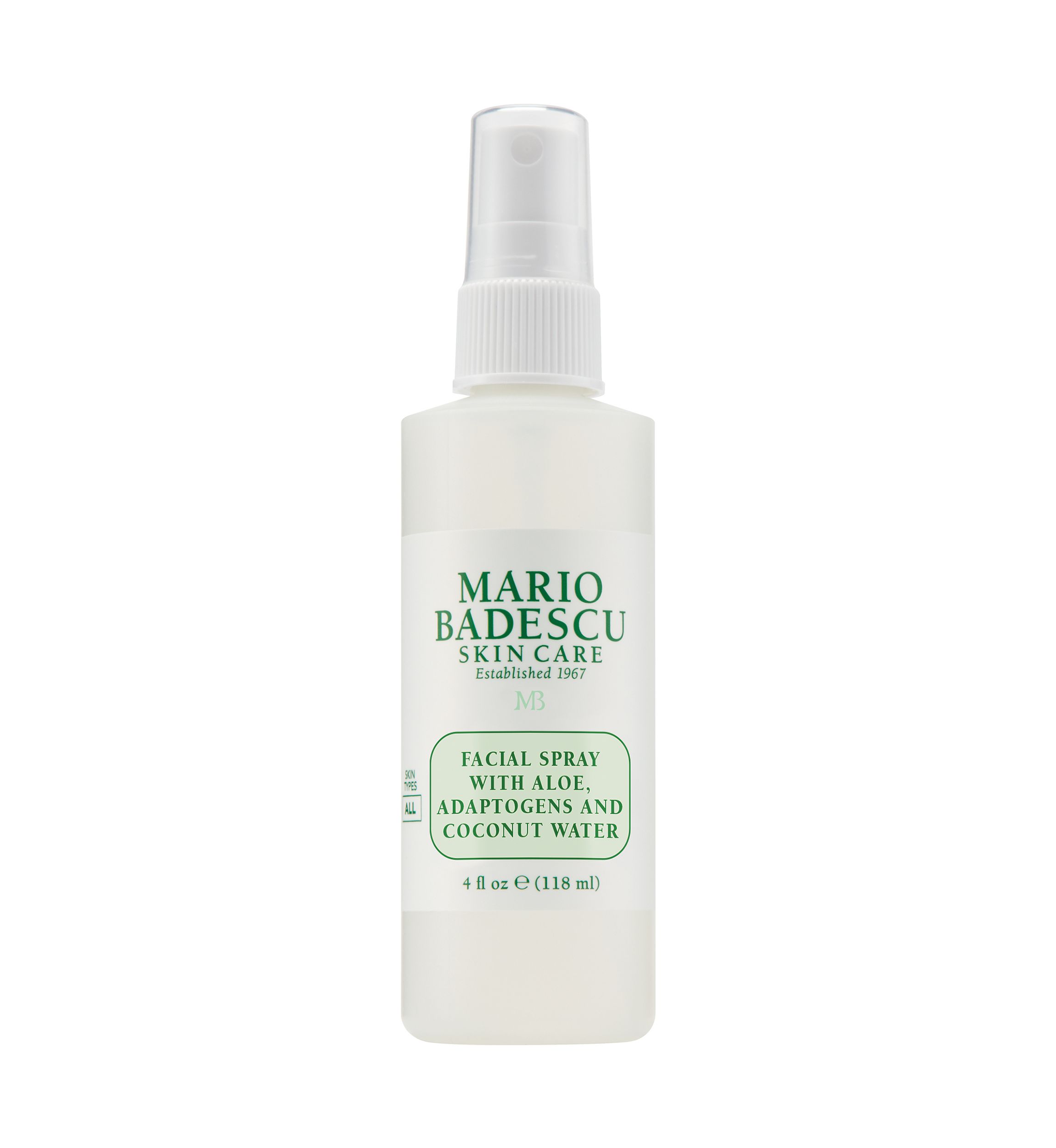 Facial Spray with Aloe, Adaptogens and Coconut Water