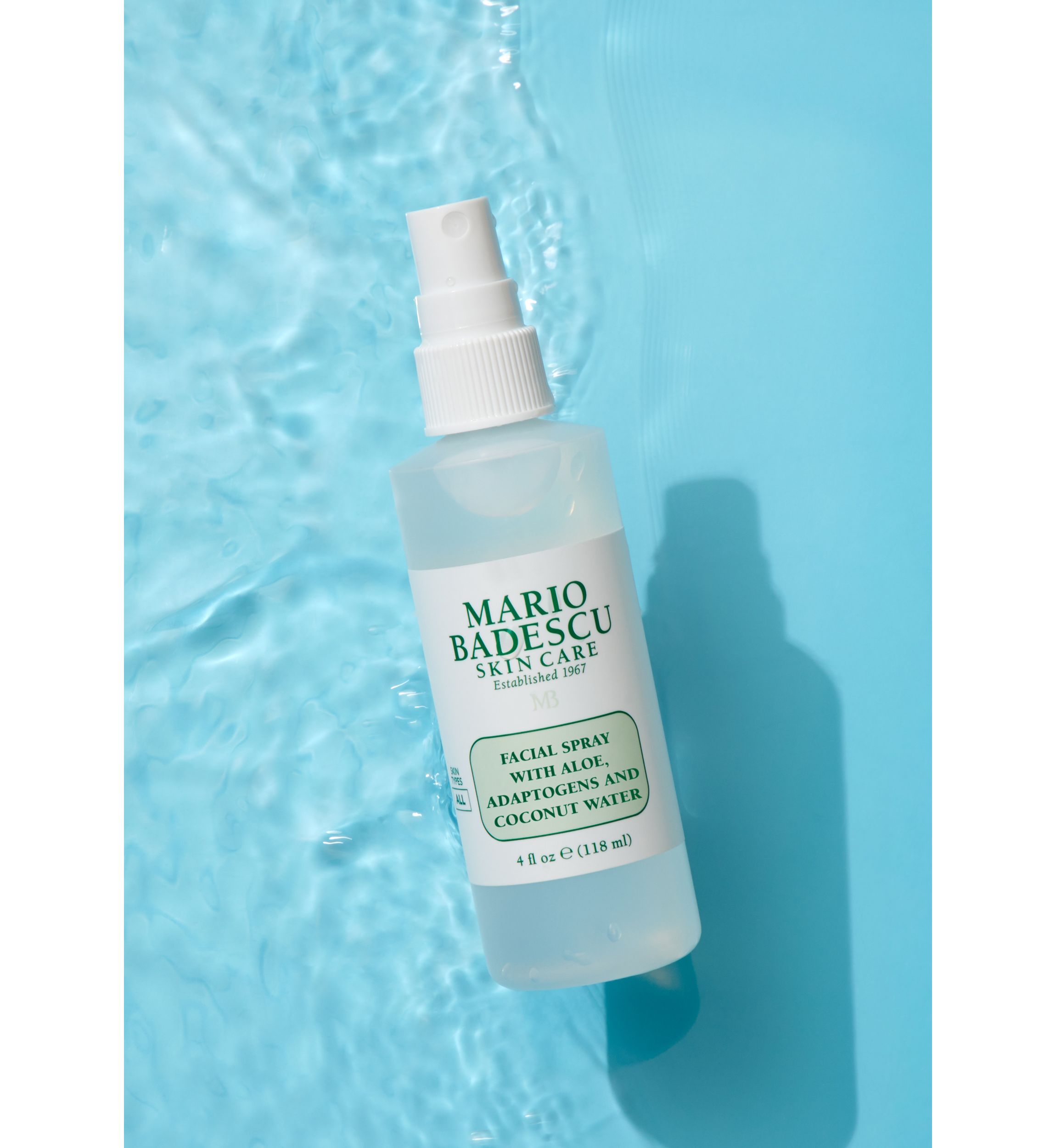 Facial Spray with Aloe, Adaptogens and Coconut Water