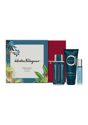 Salvatore Ferragamo Men's Intense Leather Eau De Parfum 3-Piece Gift Set - $159 Value